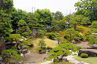 慶雲館の庭園