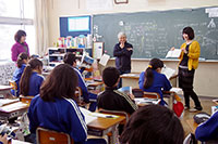 「会津の茅葺き 茅場と茅刈り」
学習会 下郷町旭田小学校