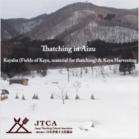 Thatching in Aizu Kayaba (Fields of Kaya, material for thatching) & Kaya Harvesting